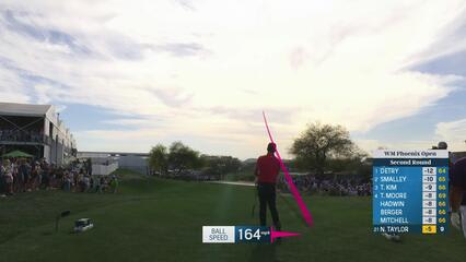 Nick Taylor | Round 2 | 10th hole | Shot 1 | 2025 WM Phoenix Open
