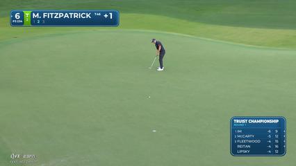 Matt Fitzpatrick | Round 1 | 6th hole | Shot 3 | 2026 Truist Championship