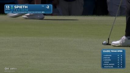 Jordan Spieth | Round 4 | 13th hole | Shot 3 | 2025 Valero