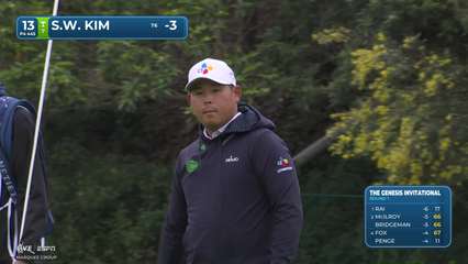 Si Woo Kim | Round 1 | 13th hole | Shot 4 | 2026 The Genesis