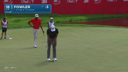 Rickie Fowler | Round 1 | 18th hole | Shot 4 | 2025 3M Open