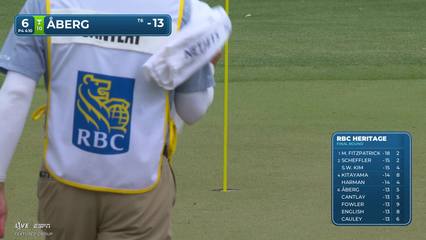 Ludvig Åberg | Round 4 | 6th hole | Shot 3 | 2026 RBC Heritage