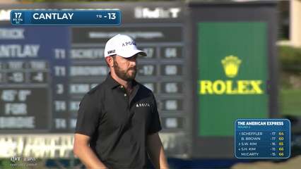 Patrick Cantlay | Round 2 | 17th hole | Shot 3 | 2026 The American Express