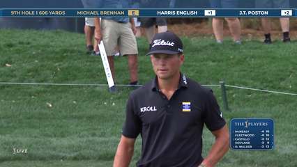 Michael Brennan | Round 1 | 9th hole | Shot 5 | 2026 THE PLAYERS