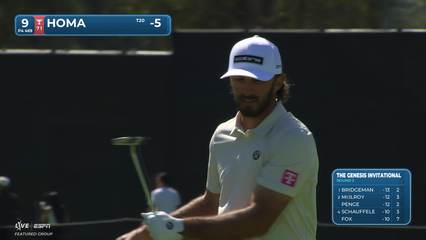 Max Homa | Round 3 | 9th hole | Shot 2 | 2026 The Genesis