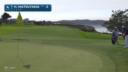 Hideki Matsuyama | Round 3 | 4th hole | Shot 3 | 2025 Farmers