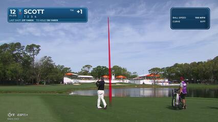 Adam Scott | Round 4 | 12th hole | Shot 2 | 2025 Valspar