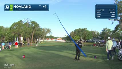 Viktor Hovland | Round 1 | 12th hole | Shot 1 | 2026 Valspar