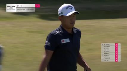 Kevin Yu | Round 3 | 1st hole | Shot 3 | 2025 Genesis Scottish Open