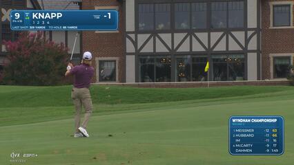 Jake Knapp | Round 2 | 9th hole | Shot 2 | 2025 Wyndham