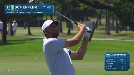 Scottie Scheffler | Round 3 | 11th hole | Shot 2 | 2026 Cadillac