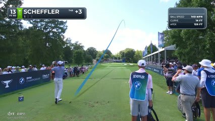 Scottie Scheffler | Round 1 | 13th hole | Shot 1 | 2026 BMW Championship