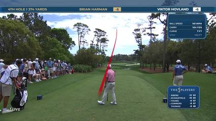 Brian Harman | Round 3 | 4th hole | Shot 1 | 2026 THE PLAYERS