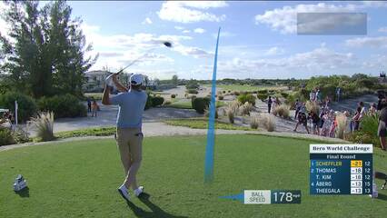 Scottie Scheffler | Round 4 | 13th hole | Shot 1 | 2024 Hero World Challenge