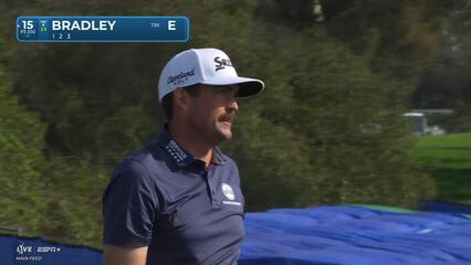 Keegan Bradley | Round 1 | 15th hole | Shot 1 | 2025 Farmers
