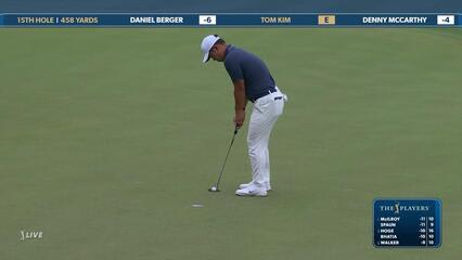 Tom Kim | Round 4 | 15th hole | Shot 5 | 2025 THE PLAYERS