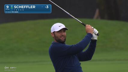 Scottie Scheffler | Round 1 | 9th hole | Shot 3 | 2025 Genesis