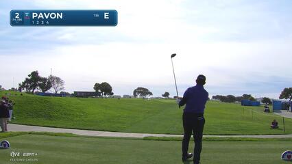 Matthieu Pavon | Round 1 | 2nd hole | Shot 1 | 2025 Farmers