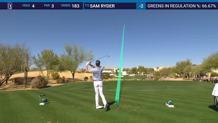 Sam Ryder | Round 1 | 4th hole | Shot 1 | 2025 WM Phoenix Open