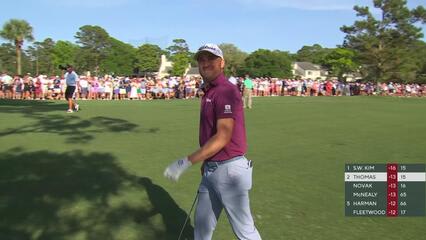 Justin Thomas | Round 3 | 16th hole | Shot 2 | 2025 RBC Heritage