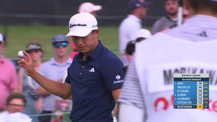 Collin Morikawa | Round 2 | 18th hole | Shot 4 | 2025 Rocket Classic