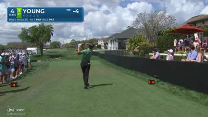 Cameron Young | Round 3 | 4th hole | Shot 1 | 2026 Arnold Palmer