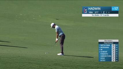 Adam Hadwin | Round 4 | 10th hole | Shot 2 | 2025 The Sentry
