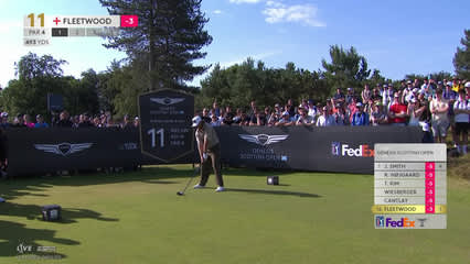 Tommy Fleetwood | Round 2 | 11th hole | Shot 1 | 2026 Genesis Scottish Open
