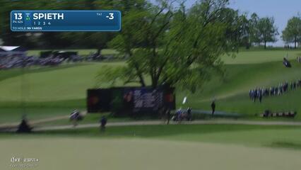 Jordan Spieth | Round 3 | 13th hole | Shot 2 | 2025 Truist Championship