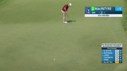 Robert MacIntyre | Round 1 | 8th hole | Shot 2 | 2025 the Memorial