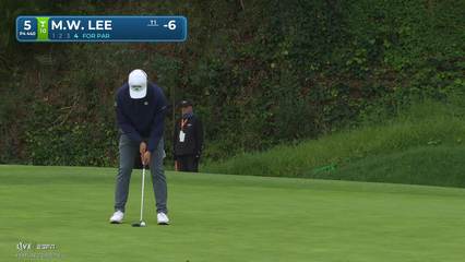 Min Woo Lee | Round 2 | 5th hole | Shot 4 | 2026 The Genesis