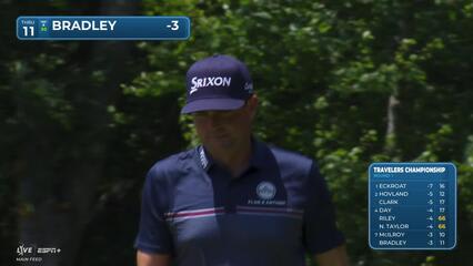 Keegan Bradley | Round 1 | 11th hole | Shot 3 | 2025 Travelers