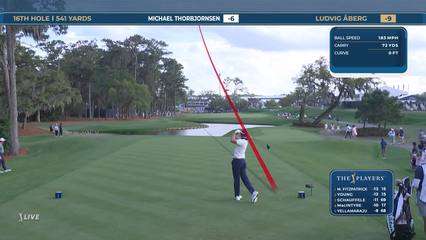 Ludvig Aberg | Round 4 | 16th hole | Shot 1 | 2026 THE PLAYERS