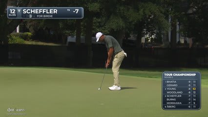 Scottie Scheffler | Round 2 | 12th hole | Shot 3 | 2026 TOUR Championship