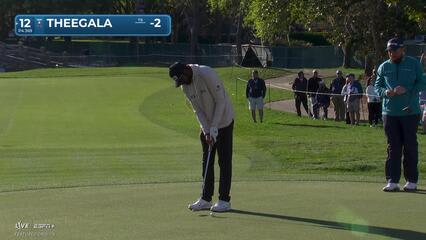 Sahith Theegala | Round 2 | 12th hole | Shot 4 | 2025 Valspar