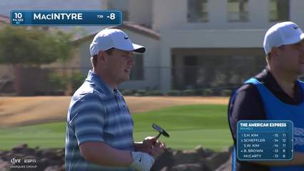 Robert MacIntyre | Round 2 | 10th hole | Shot 2 | 2026 The American Express