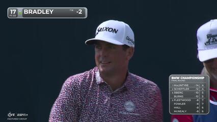 Keegan Bradley | Round 4 | 17th hole | Shot 1 | 2025 BMW Championship