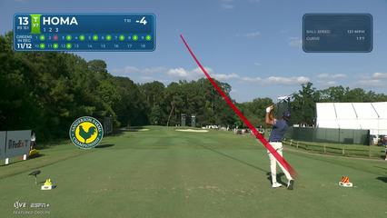 Max Homa | Round 1 | 13th hole | Shot 1 | 2025 Sanderson Farms