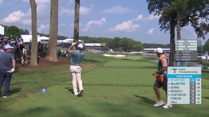 Scottie Scheffler | Round 4 | 11th hole | Shot 1 | 2025 BMW Championship