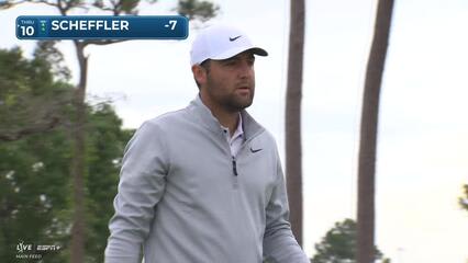 Scottie Scheffler | Round 2 | 1st hole | Shot 4 | 2025 Houston Open