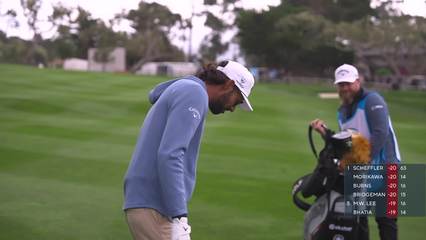 Akshay Bhatia | Round 4 | 15th hole | Shot 2 | 2026 AT&T Pebble Beach