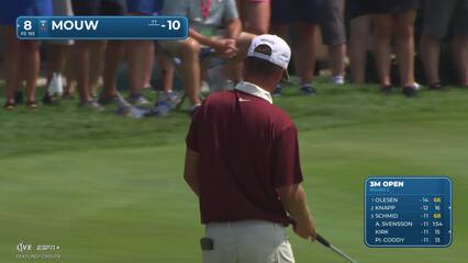 William Mouw | Round 2 | 8th hole | Shot 3 | 2025 3M Open