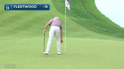Tommy Fleetwood | Round 3 | 13th hole | Shot 3 | 2025 Travelers
