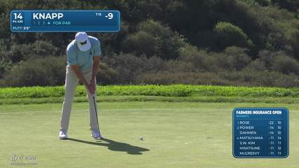 Jake Knapp | Round 3 | 14th hole | Shot 4 | 2026 Farmers