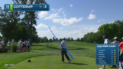 Chris Gotterup | Round 1 | 13th hole | Shot 1 | 2026 John Deere