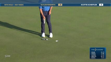Taylor Pendrith | Round 3 | 18th hole | Shot 5 | 2025 THE PLAYERS
