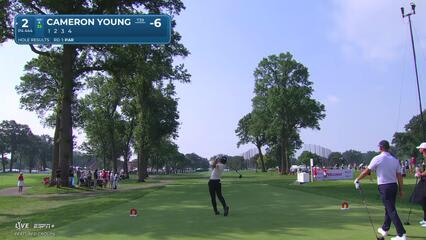 Cameron Young | Round 2 | 2nd hole | Shot 1 | 2025 Rocket Classic