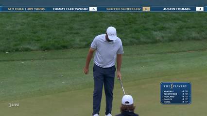 Scottie Scheffler | Round 1 | 4th hole | Shot 4 | 2026 THE PLAYERS