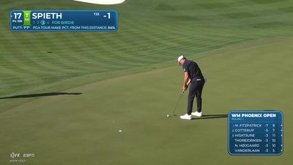 Jordan Spieth | Round 1 | 17th hole | Shot 4 | 2026 WM Phoenix Open