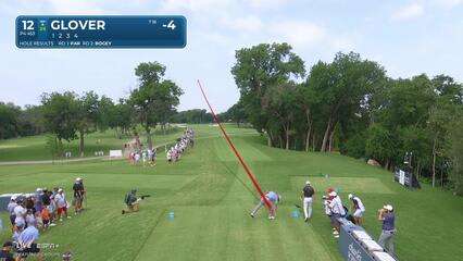 Lucas Glover | Round 3 | 12th hole | Shot 1 | 2025 Charles Schwab